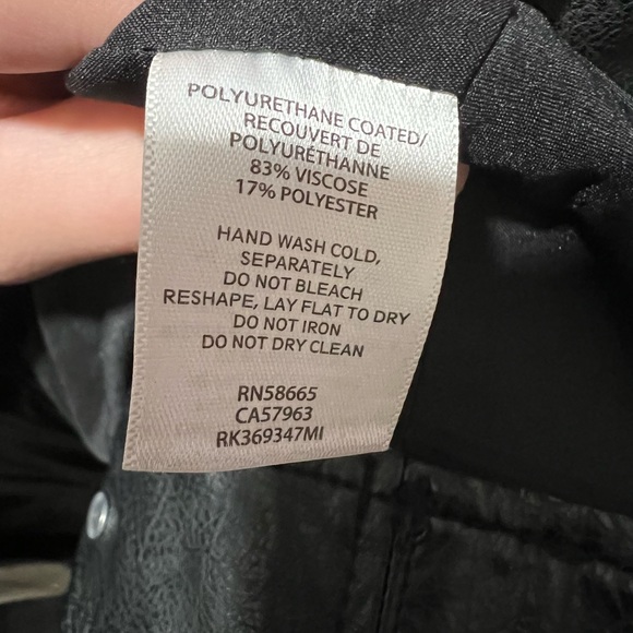 Free Press Faux Leather Jacket - Picture 9 of 9